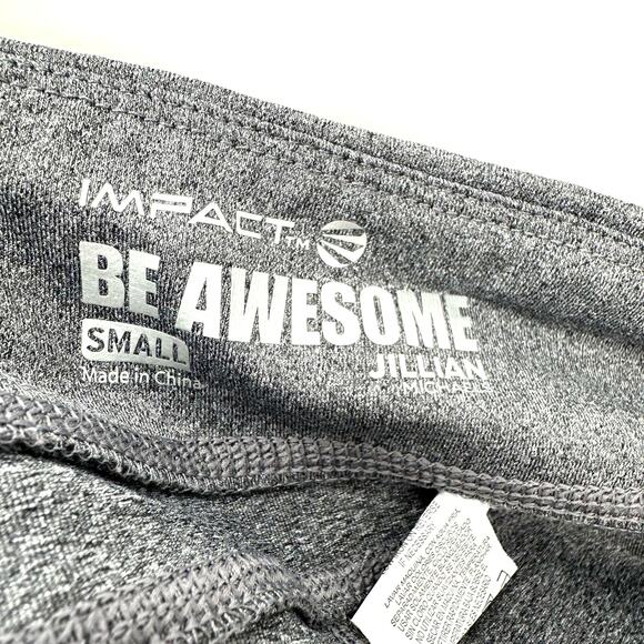 Impact Be Awesome size small gray athletic short shorts - Picture 3 of 3